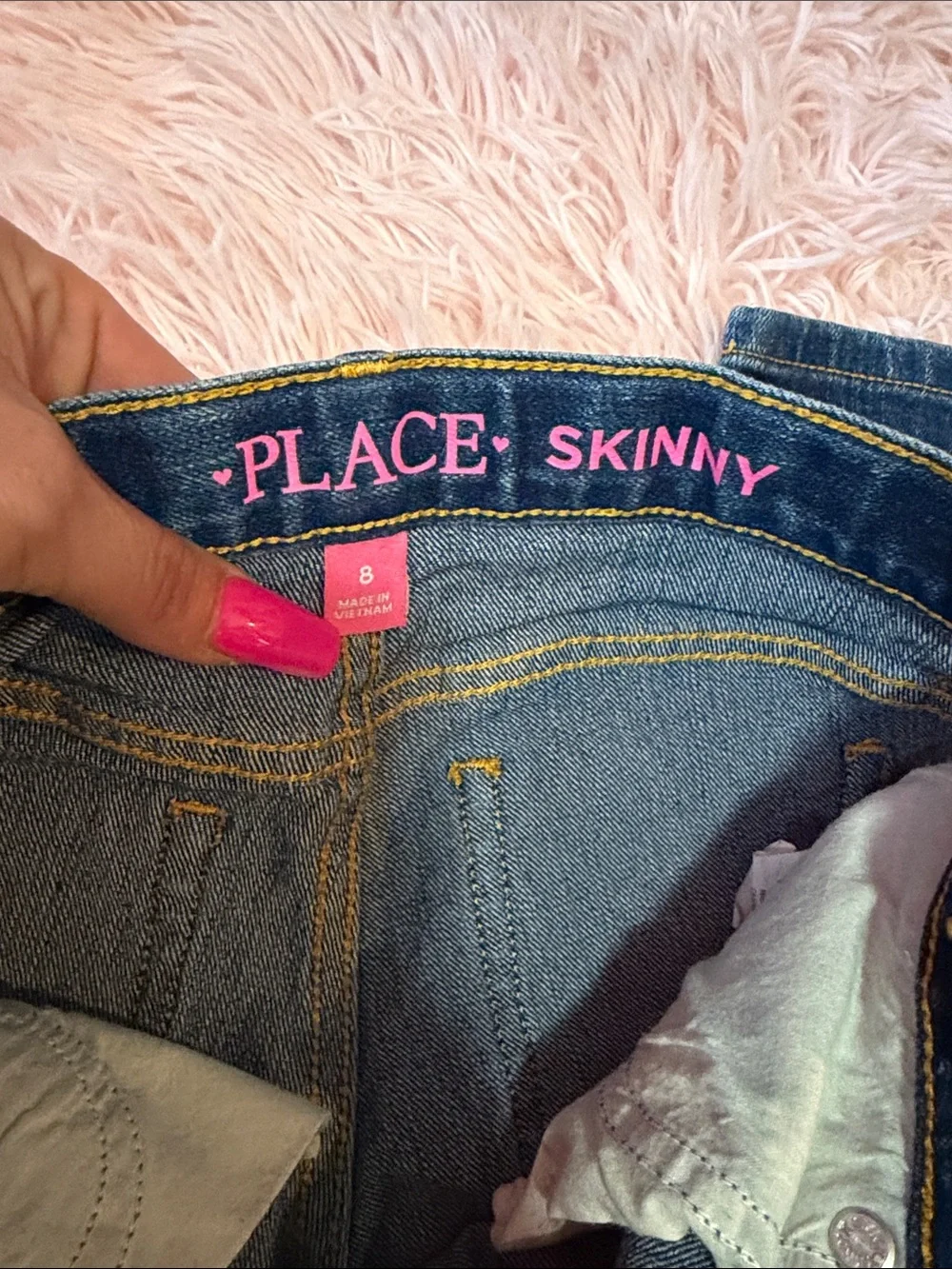 Girls children’s place jeans and art class dress